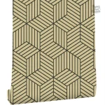 Design géométrique doré, idéal pour embellir votre espace
