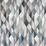 Papier peint gris avec motifs stylisés pour un intérieur chic