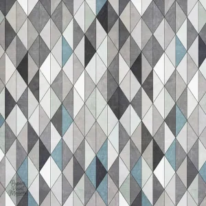 Papier peint gris avec motifs stylisés pour un intérieur chic
