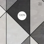 Revêtement mural géométrique gris, idéal pour un style contemporain