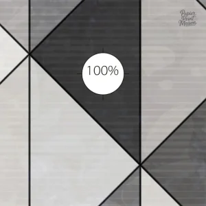 Revêtement mural géométrique gris, idéal pour un style contemporain