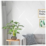 Papier peint aux formes abstraites pour une déco contemporaine