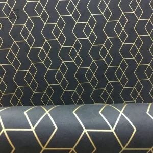 Style rétro avec motifs géométriques pour murs