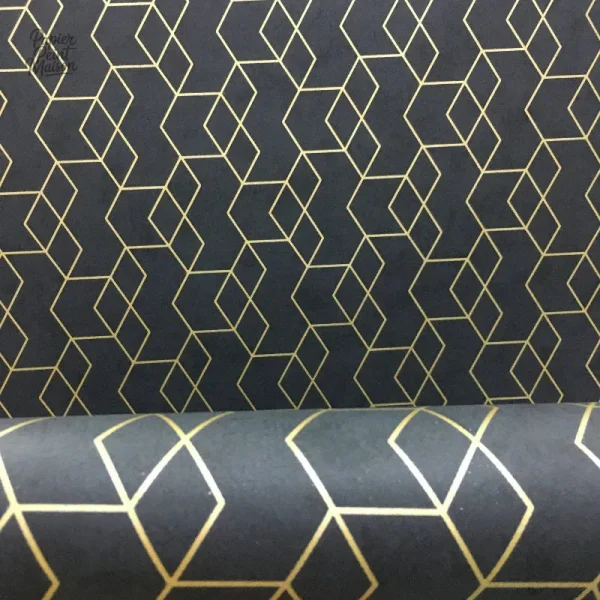 Style rétro avec motifs géométriques pour murs
