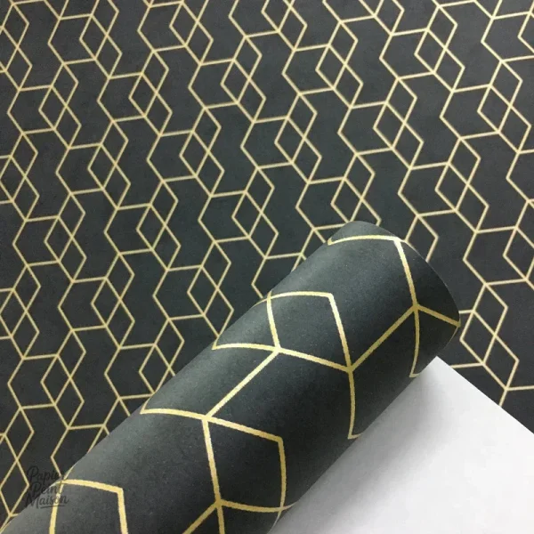 Papier peint vintage aux formes géométriques distinctives