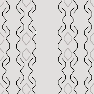 Motif géométrique élégant, idéal pour un style contemporain