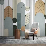 Design graphique unique pour décoration intérieure