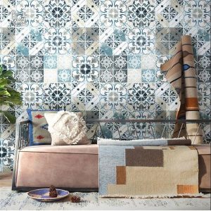 Papier peint bohème avec des designs inspirés des années 70
