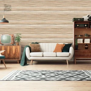 Papier peint imitation bois élégant pour une décoration naturelle