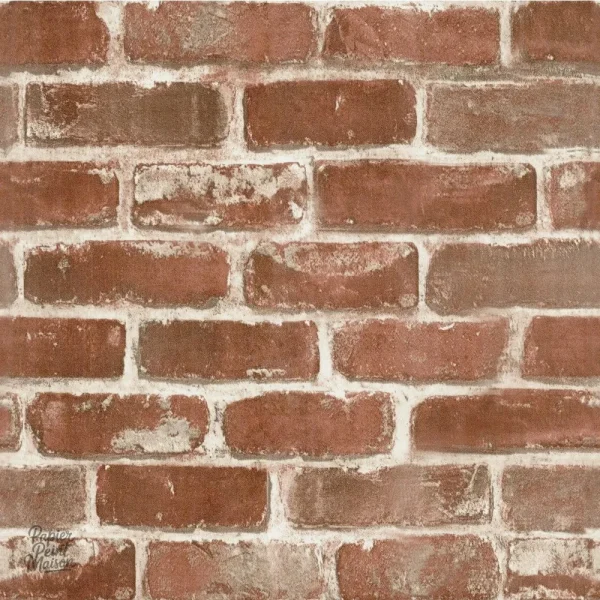 Papier peint brique décoratif pour intérieur moderne