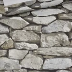 Papier peint effet pierre en relief, décoration intérieure stylée