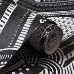 Motifs japonais en noir et blanc pour un style moderne et raffiné