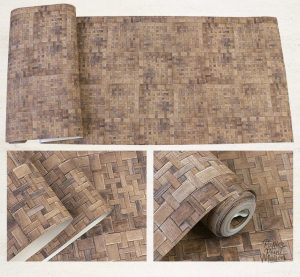 Papier peint japonais, motif paille, style raffiné et contemporain