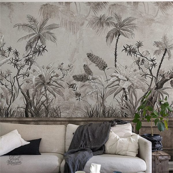 Décoration murale jungle, ambiance naturelle et apaisante