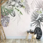 Papier peint jungle pour chambre de fille