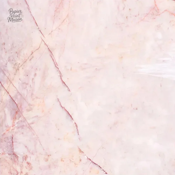 Papier peint marbre, teintes roses pour un style raffiné