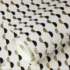 Papier peint décoratif, motifs contemporains pour intérieur stylé