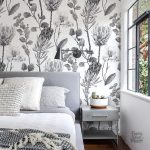 Papier peint motif végétal élégant pour décoration intérieure