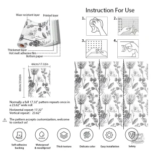 Motif végétal décoratif pour embellir vos murs avec style