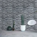 Papier peint effet brique pour une ambiance chaleureuse