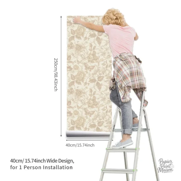 Papier peint design élégant pour murs de salon