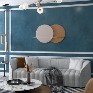Papier peint neutre pour décoration de salon moderne