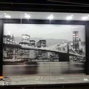 Décor mural New York en noir et blanc