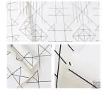Décoration murale chic avec motifs noirs et blancs