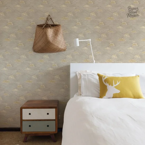 Papier peint nuage décoratif pour une ambiance douce