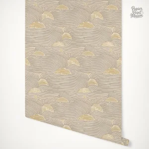 Motif nuageux élégant pour chambre ou salon