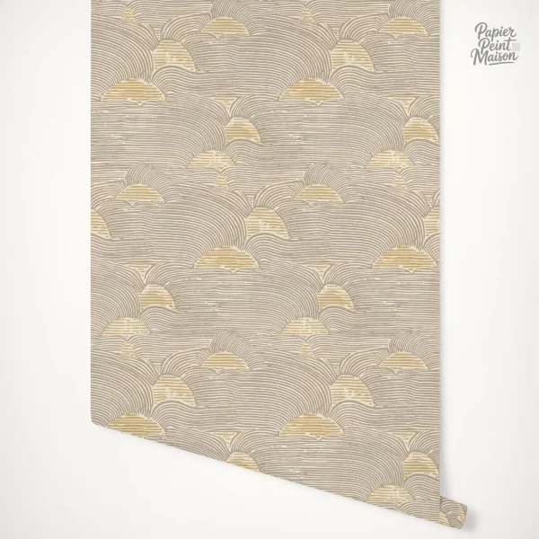 Motif nuageux élégant pour chambre ou salon