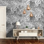 Décor mural nuage gris pour ambiance apaisante