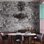Motif nuage gris, idéal pour une touche douce et moderne