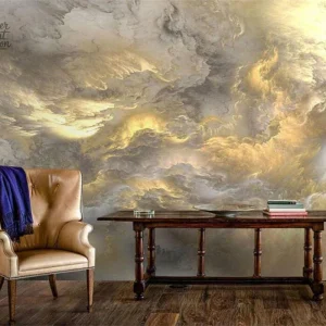 Papier peint nuages ciel pour une décoration aérienne