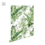 Revêtement mural palmier pour une touche naturelle dans la chambre