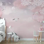 Papier peint panoramique pour chambre fille