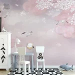 Décoration murale colorée pour chambre d'enfants