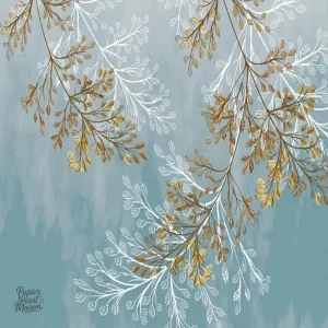 Papier peint feuillage, design naturel et élégant
