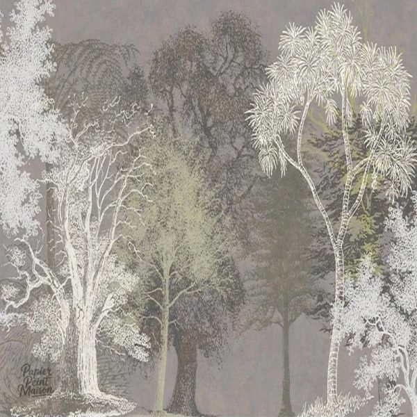 Décoration intérieure : papier peint forêt pour ambiance apaisante