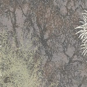 Papier peint panoramique pour un style forestier contemporain