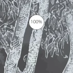 Ambiance nature avec papier peint noir et blanc