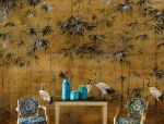 Papier peint japonais traditionnel décoratif