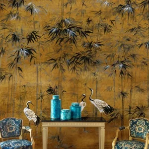 Papier peint japonais traditionnel décoratif