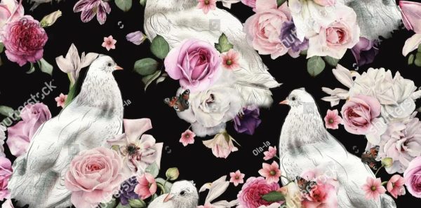 Papier peint japonais avec paysages naturels