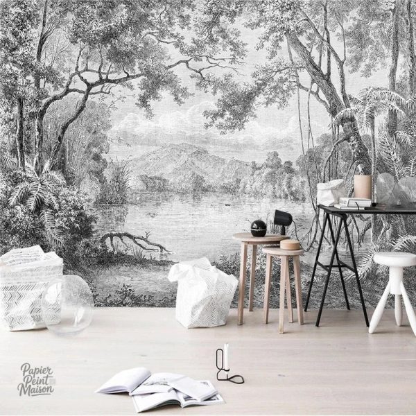 Papier peint panoramique jungle tropical