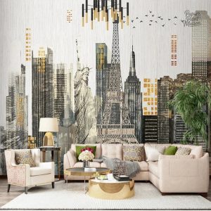 Papier peint panoramique New York élégant pour intérieur