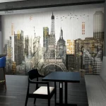 Décor mural New York en papier peint panoramique