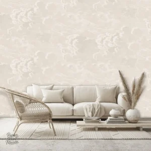 Papier peint panoramique nuage pour une décoration aérienne