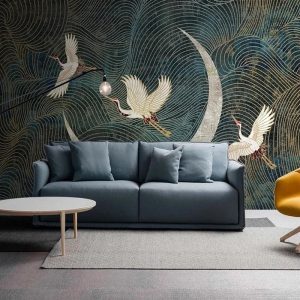 Papier Peint Panoramique Oiseaux pour une décoration élégante