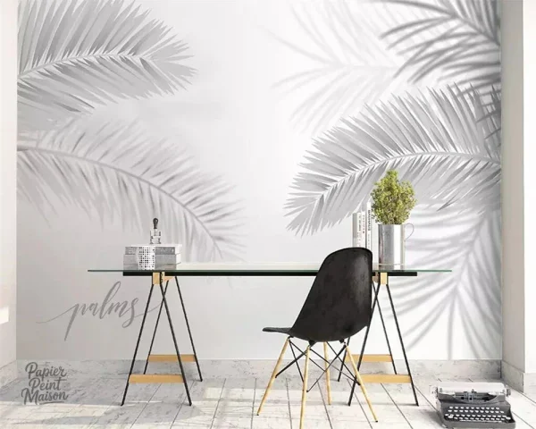 Papier peint décoratif palmier inspiré de la nature